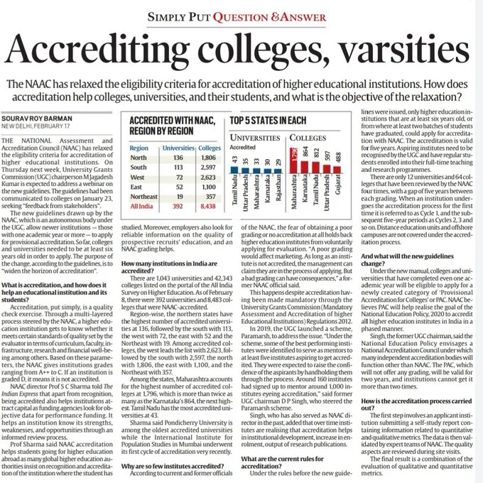 UGC NAAC coverage in the press